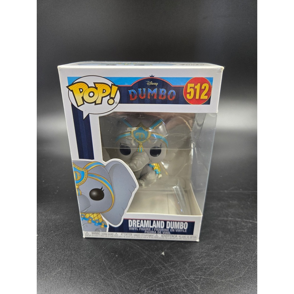 Funko Pop Disney Dumbo Dreamland Dumbo 512 Vinyl Figure Blue Gold Ornate Boxed